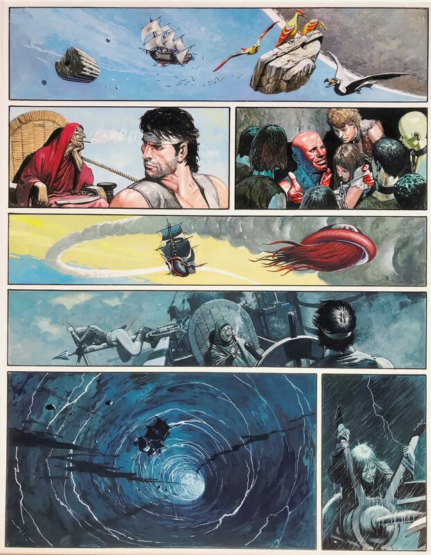 Don Lawrence, Original page Storm 18 - Robots van Danderzei - Comic Strip