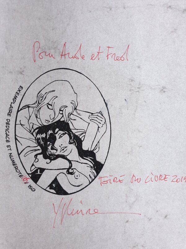 Cachet de Yslaire dans Sambre tome 8 - Original art