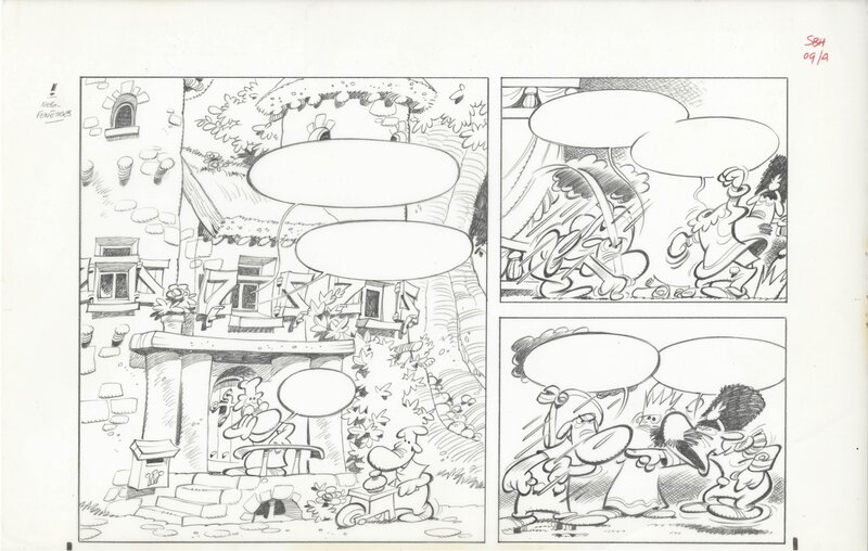 Eddy Ryssack, 1977 - Le douanier furieux ........ (Page - Belgian KV) - Comic Strip