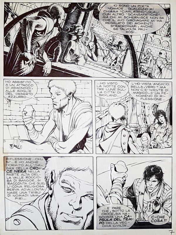 Brendon #26 p7 par Giuseppe Ricciardi - Planche originale