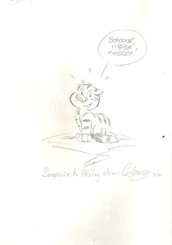 Billy the cat by Stéphane Colman - Sketch