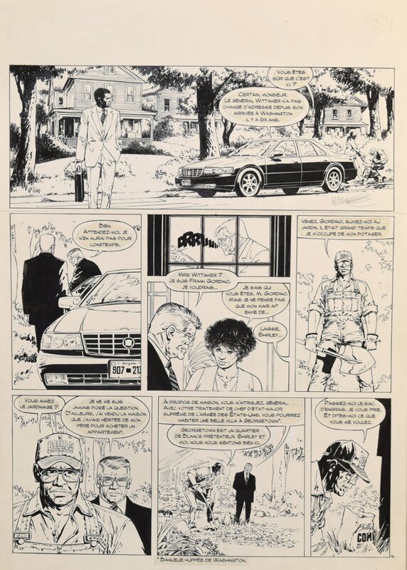 William Vance, Xiii - Opération Montecristo, planche n°9 - Comic Strip
