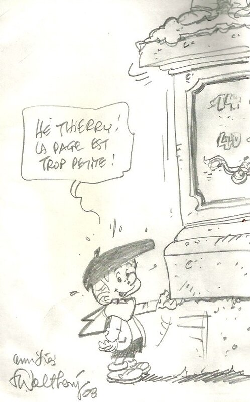 Benoit brise fer by François Walthéry - Sketch