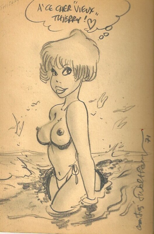 Natacha by François Walthéry - Sketch