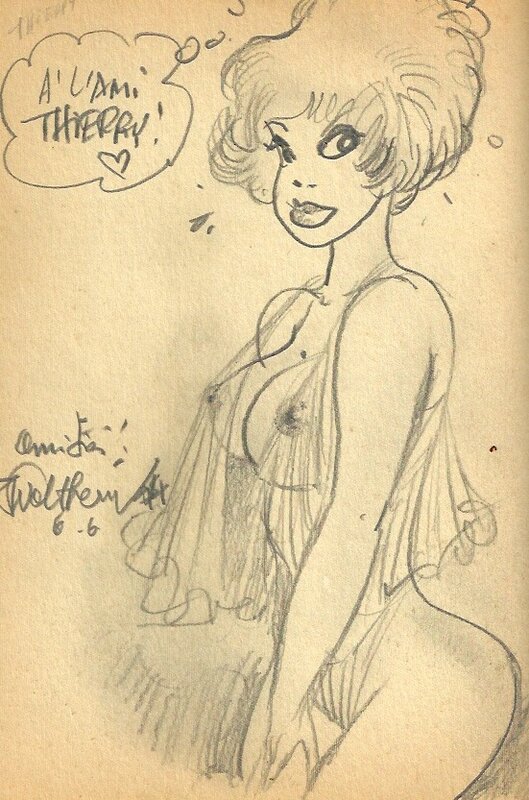 Natacha by François Walthéry - Sketch