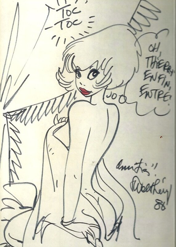 Natacha by François Walthéry - Sketch