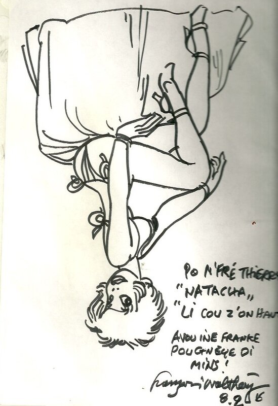 Natacha by François Walthéry - Sketch