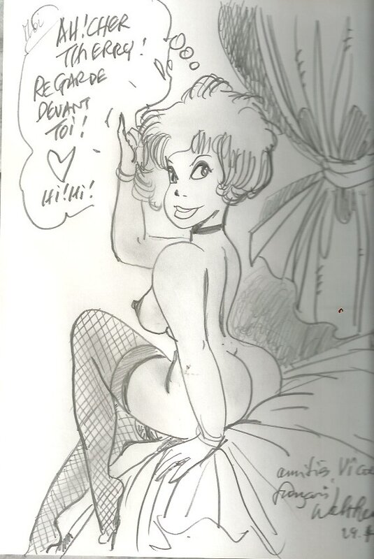Natacha by François Walthéry - Sketch