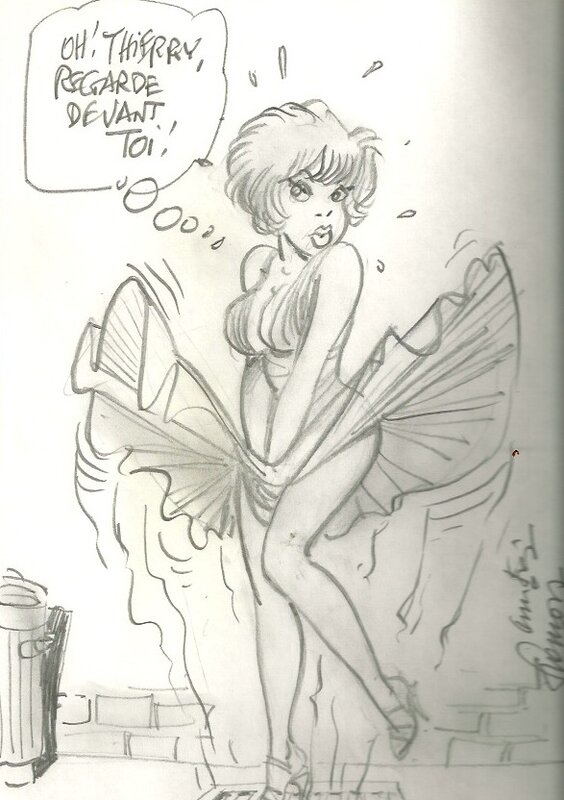 Natacha by François Walthéry - Sketch