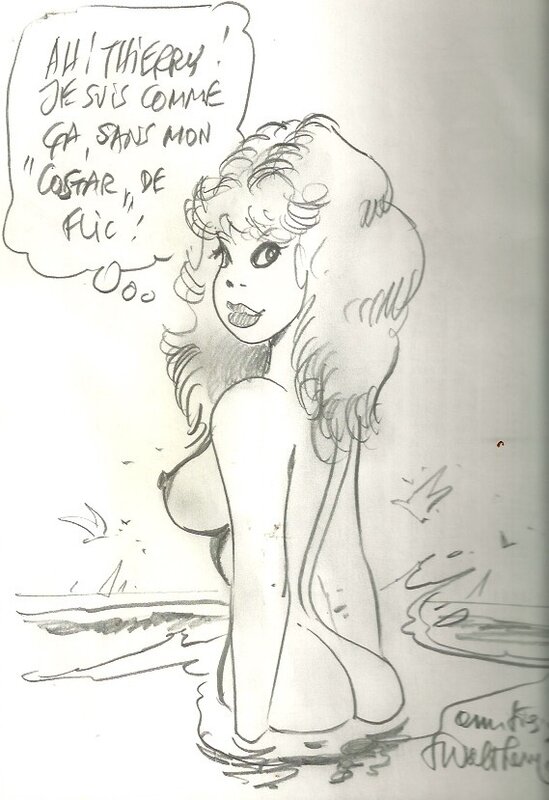 Rubine by François Walthéry - Sketch