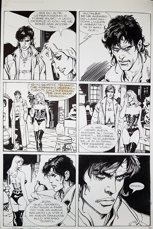 Brendon #5 p52 par Esteban Maroto - Planche originale