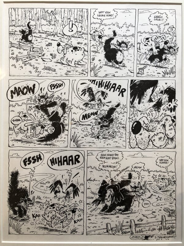 Eric Schreurs, Original page Scheurs - Comic Strip