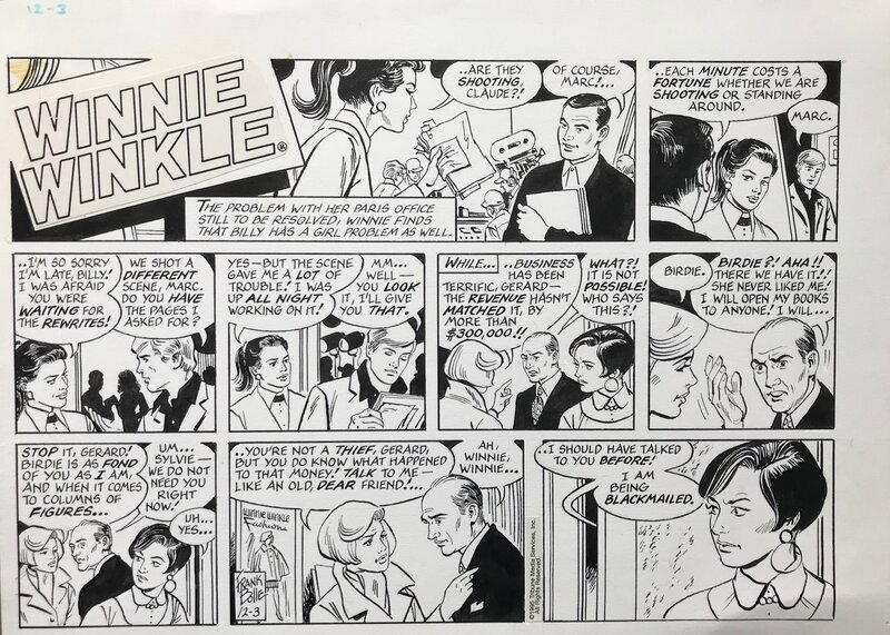 Winnie Winkle by Frank Bolle - Comic Strip