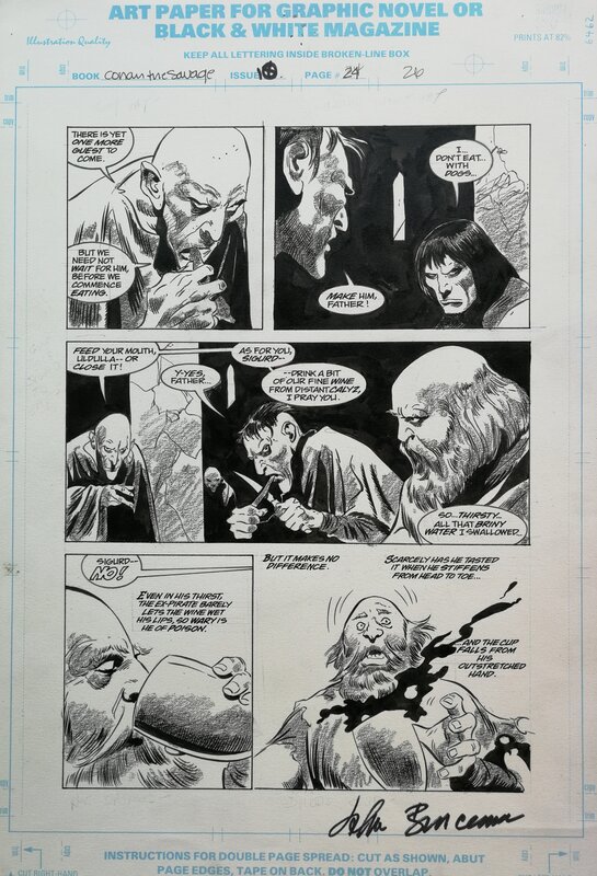 John Buscema, Conan the savage 10 page 24 - Comic Strip