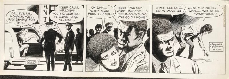 Dateline Danger by Al Mc Williams, J. Saunders - Comic Strip