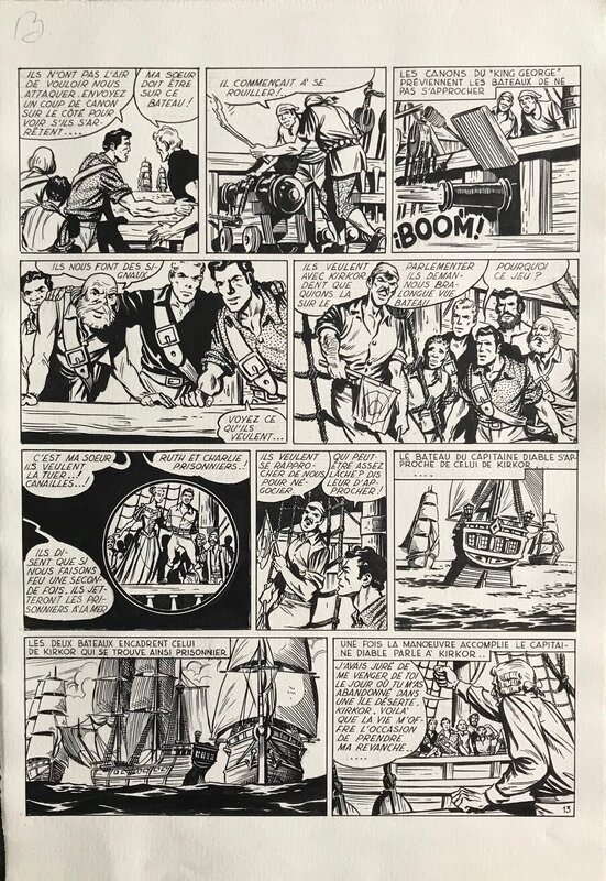 José Ortiz, Kirkor Yalengadian - la vengeance du capitaine Diable - Comic Strip