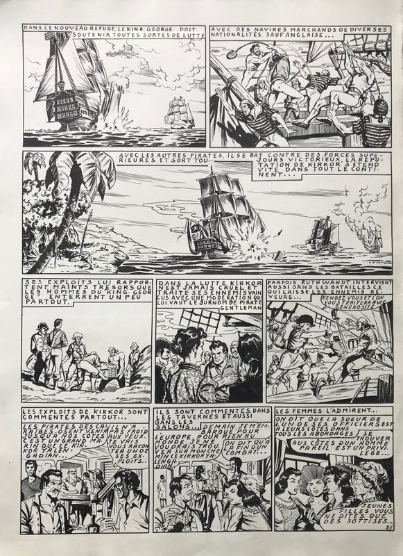 José Ortiz, Kirkor Yalengadian - le fugitif de l'île Baolinia - Comic Strip