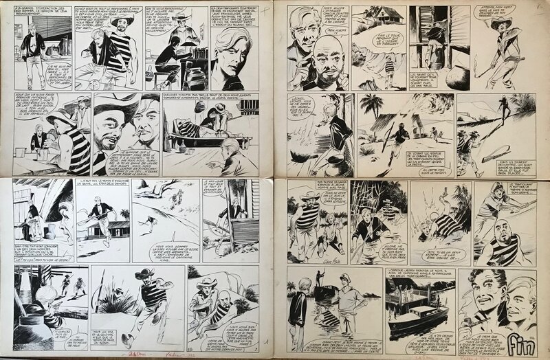 Claude-Henri Juillard, Capitaine King et Jerry - Comic Strip