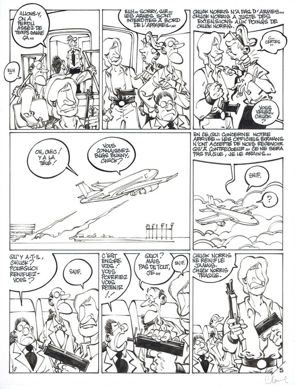 For sale - Clarke, Mister President - Chuck Norris - 1 - Comic Strip