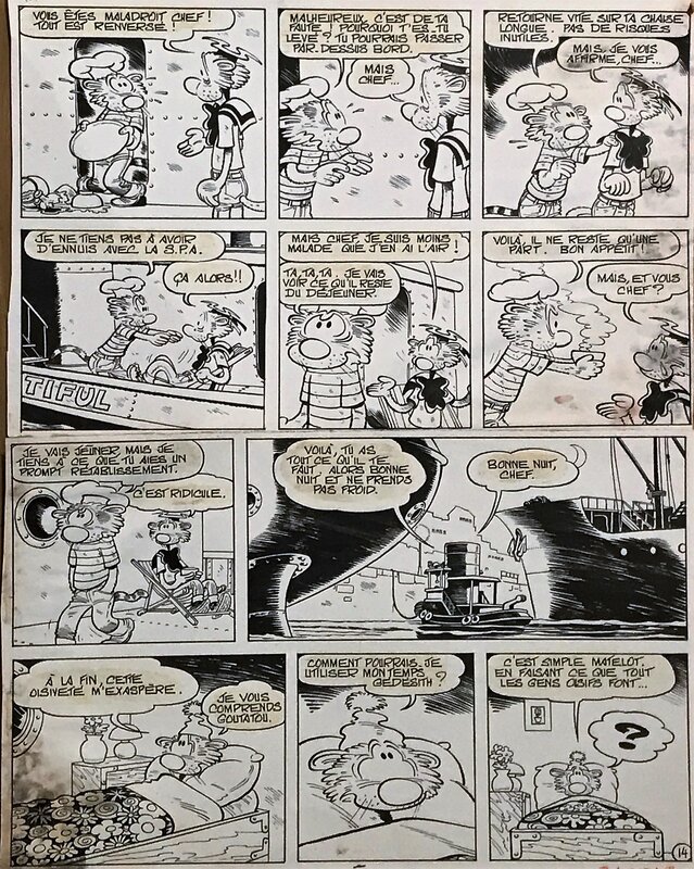 Dimitri, Goutatou et Dorochaud pl 14 - Planche originale