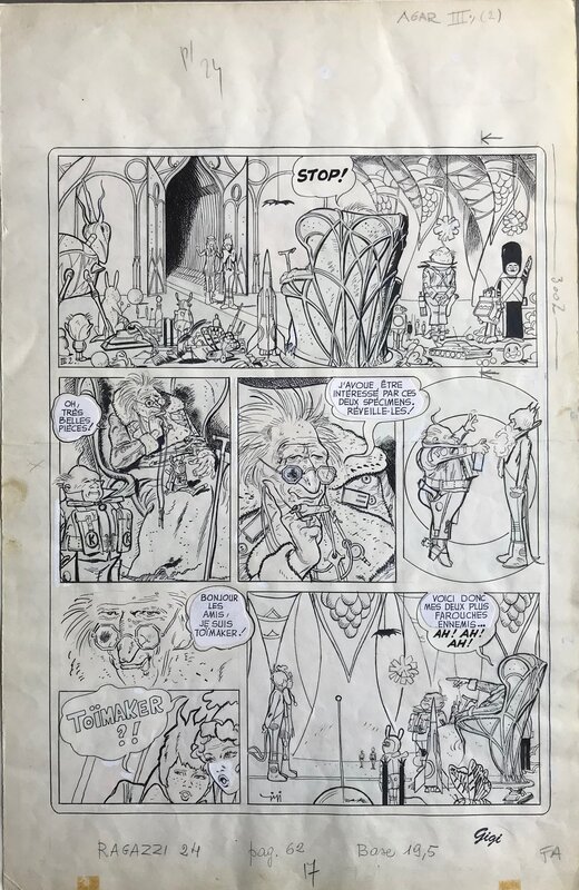 Robert Gigi, Claude Moliterni, Agar - les jouets maléfiques pl 24 - Planche originale