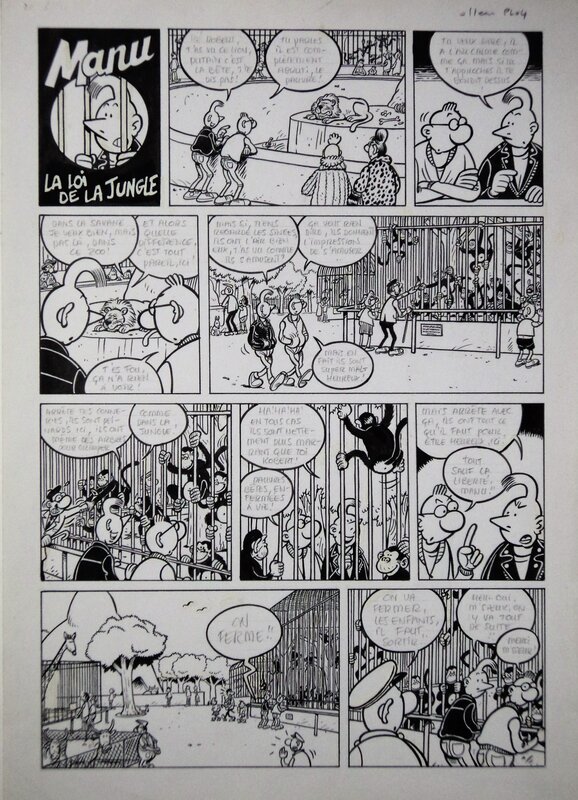 Frank Margerin, Manu - La loi de la jungle - Comic Strip