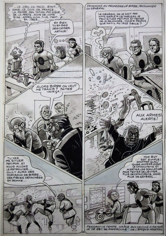 Novopolis pl 16 par René Pellos - Planche originale