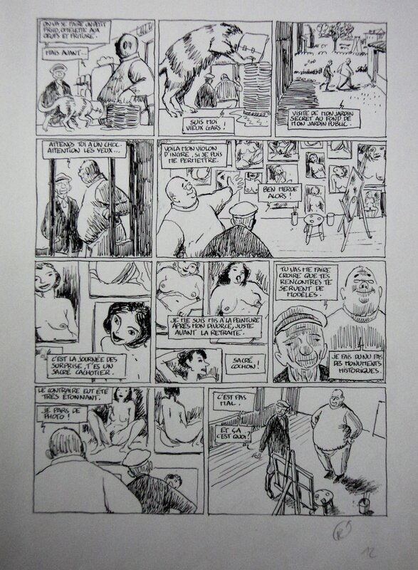 Pascal Rabaté, Les petits ruisseaux pl 12 - Comic Strip