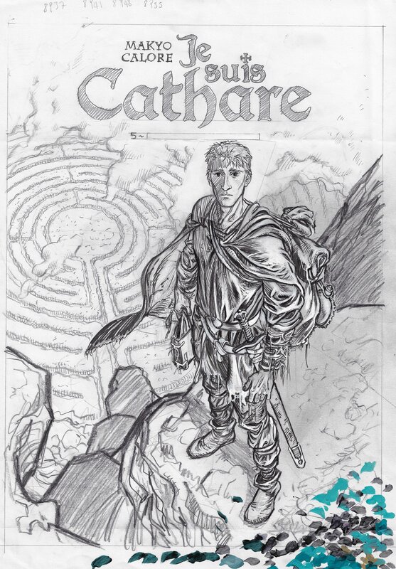 Alessandro Calore, Je suis Cathare - Cover - Couverture originale