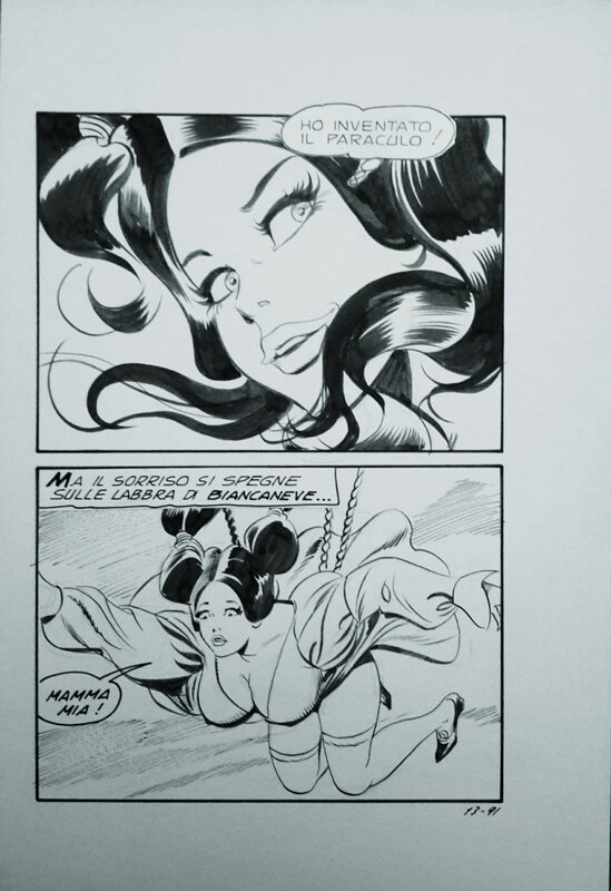 Biancaneve #13 p91 par Leone Frollo - Planche originale