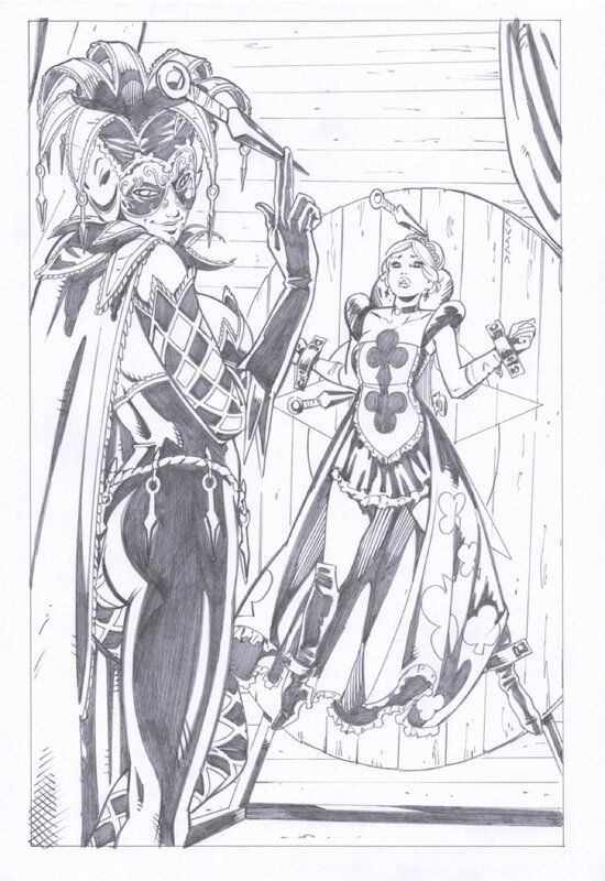 Drôle de carneval par Vincenzo Cucca - Illustration originale