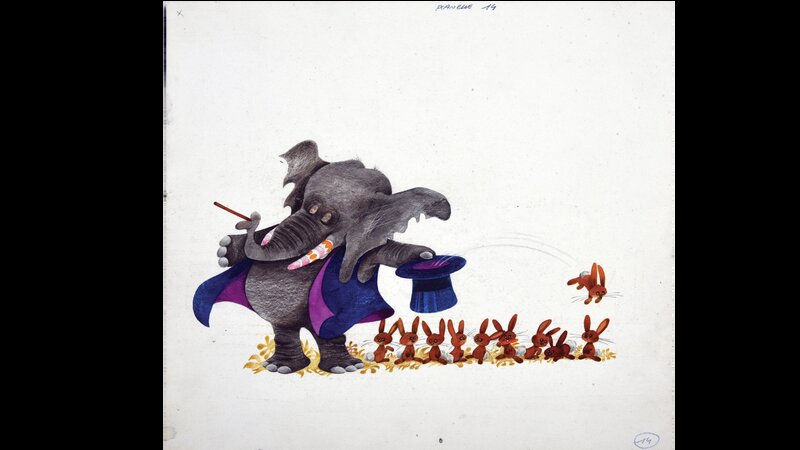 Carrousel by Charles Degotte - Original Illustration