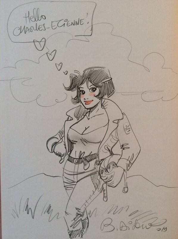 L’Aviatrice by Bruno Di Sano - Sketch