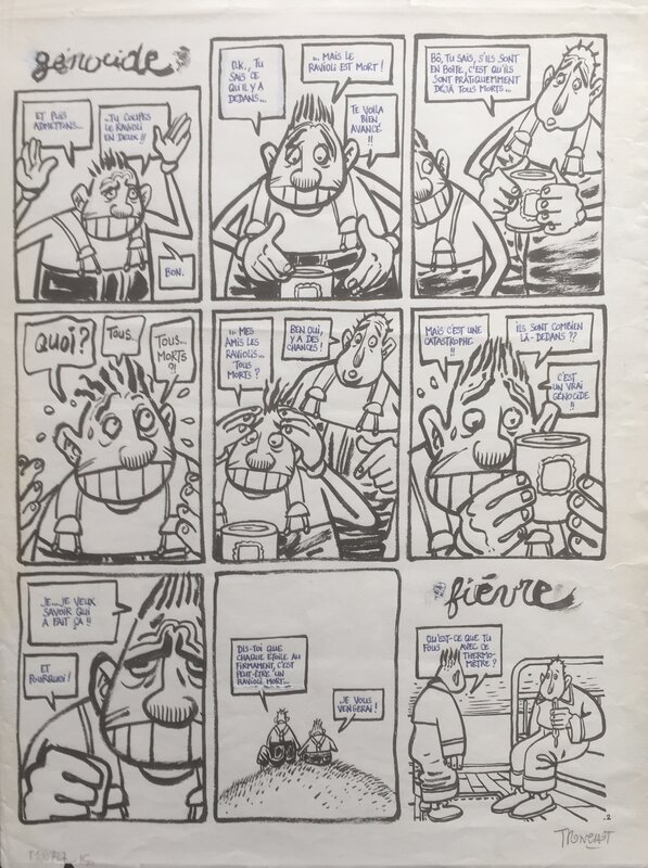 Les deux cons by Tronchet - Comic Strip