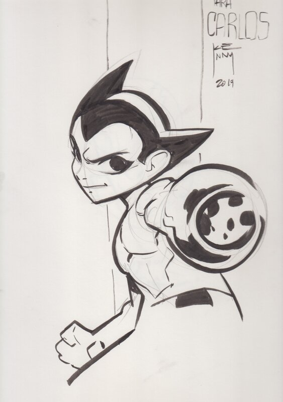 Astroboy by Kenny Ruiz - Original art