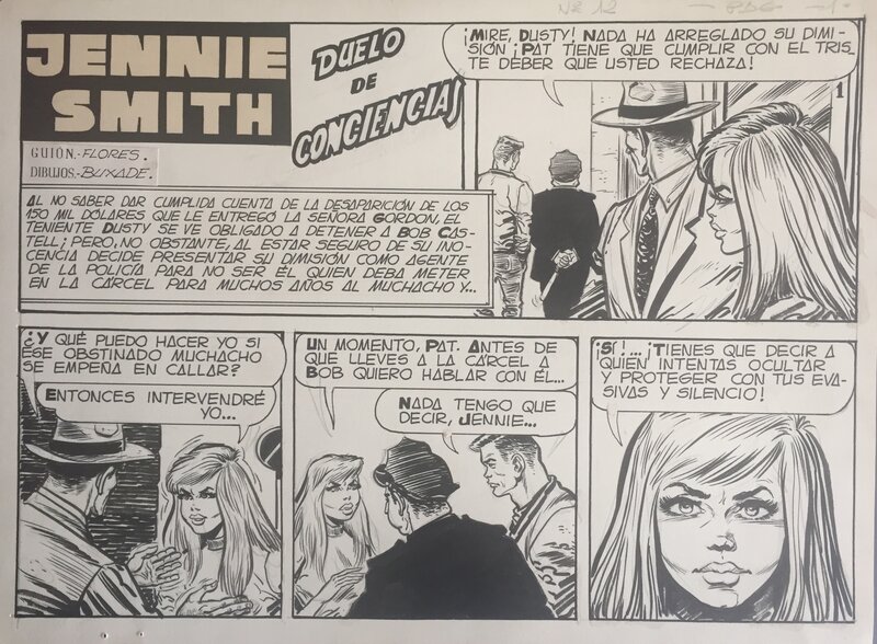 Jennie Smith par Jordi Buxade - Planche originale