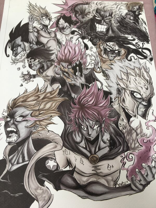 Dessin sur A3 by Wizle - Original art