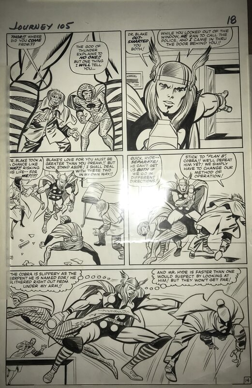 Jack Kirby, Journey into mystery 105 - Planche originale