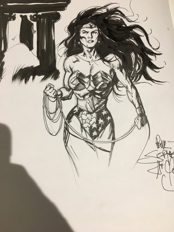 Wonder woman by Cyril Pontet - Sketch