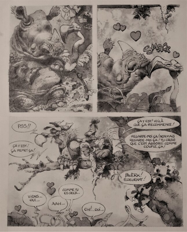 René Hausman, Amours contre nature - Planche originale