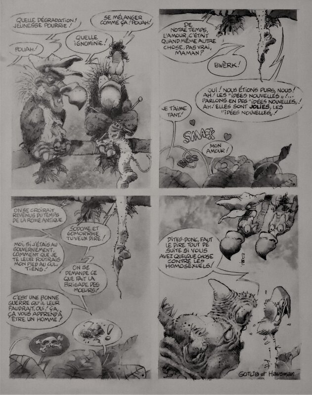 René Hausman, Amours contre nature - Comic Strip