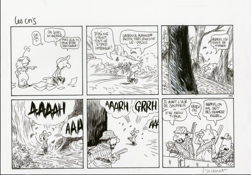 Manu Larcenet, Le Retour à la Terre - Planche originale