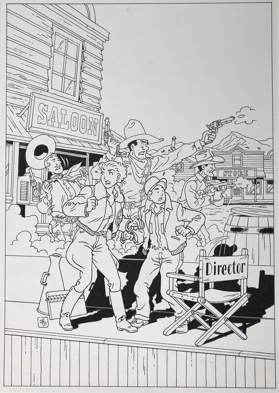 Eric Heuvel, January Jones 4 - Het Pinkerton-draaiboek - couverture - Comic Strip