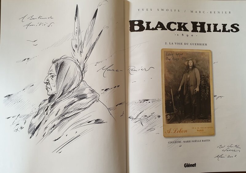Marc-Renier, Dédicace dans Black Hills - Sketch