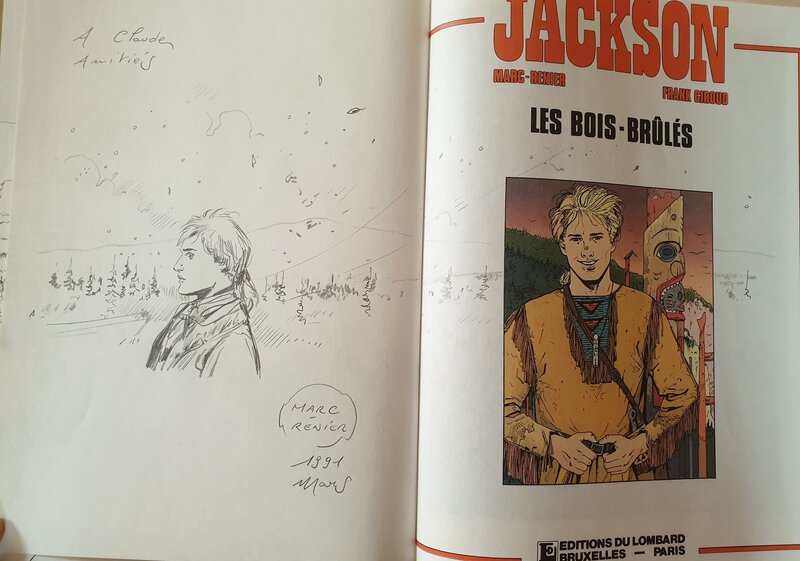 Marc-Renier, Dédicace dans Jackson - Sketch
