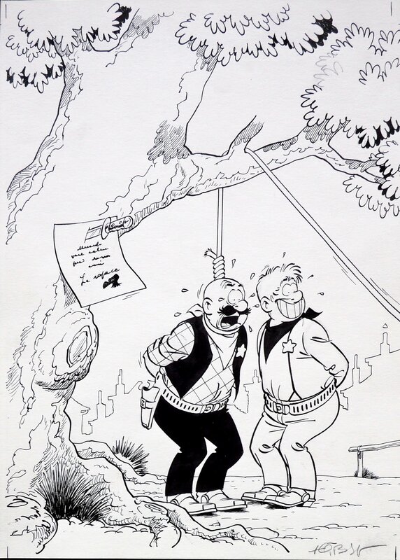 Tibet, Chick Bill - Le rapace de Wood-City - Couverture originale