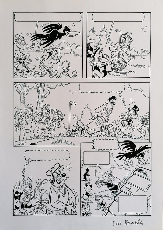 Antonio Bancells Pujadas, Toni Bancells - Picsou & Donald - Planche originale