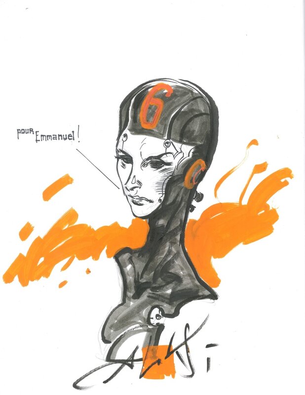 Alexis Briclot, Dédicace Worlds & Wonders - Sketch