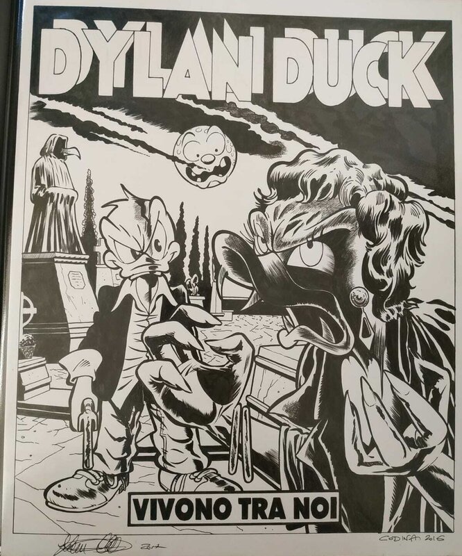 Ivano Codina, Dylan Duck/ Dylan Dog - Original Cover
