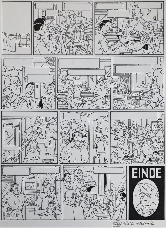 Eric Heuvel, Suske en Wiske De schaal van moraal - eindpagina - SOS Kinderdorpen - Comic Strip